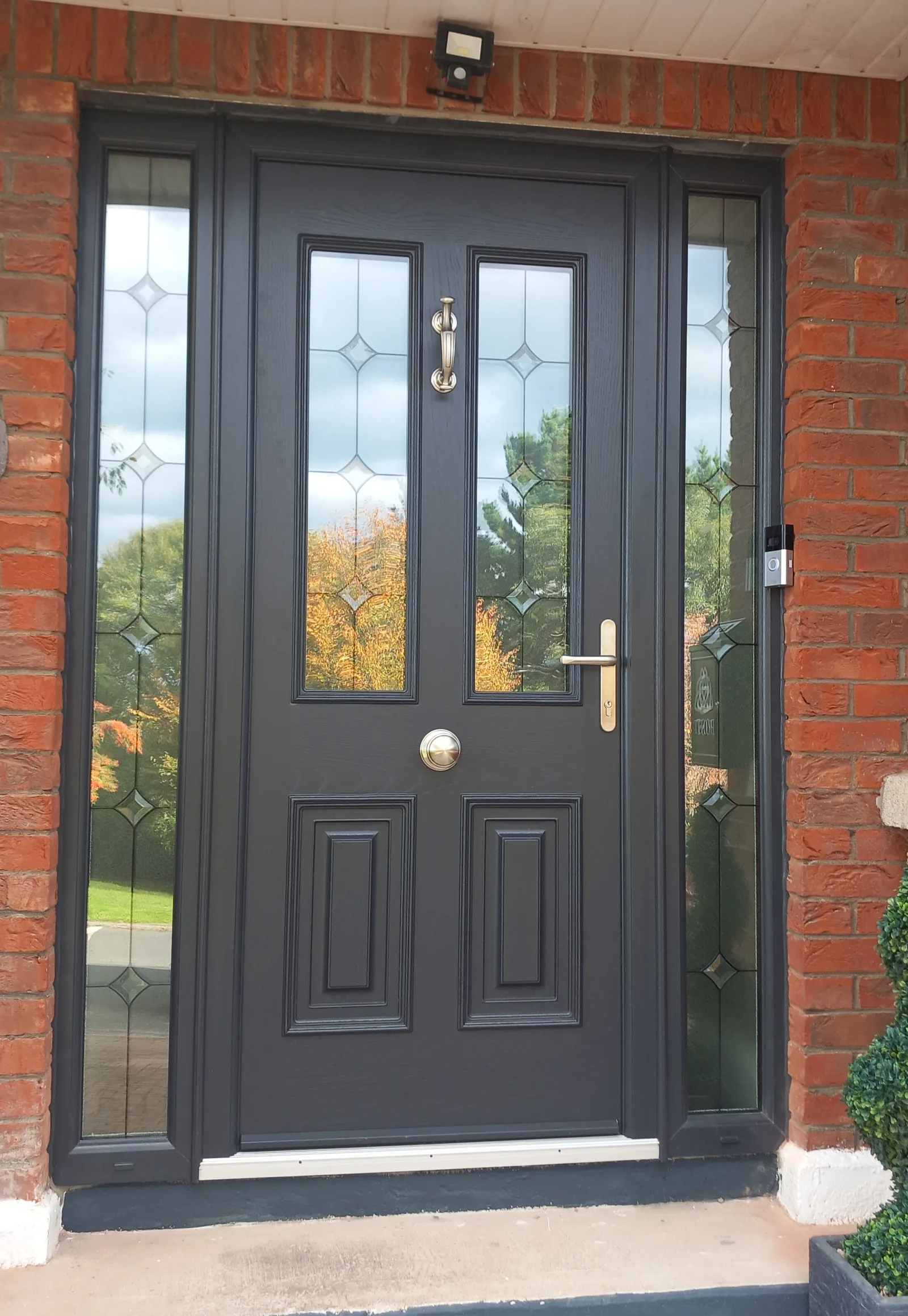 Front doors and porches